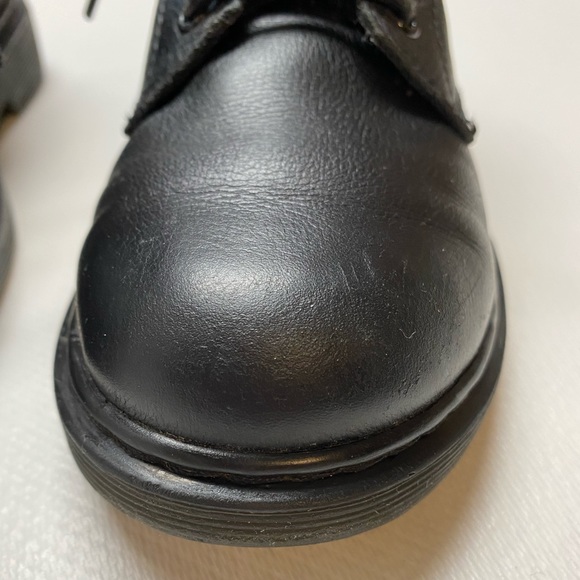 Dr. Martens Junior 1460 Pascal J Leather Boots in Black Size Big Kids 3 VGUC - Picture 13 of 16